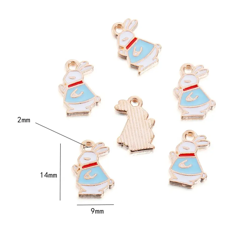 DIY Blue Spiral Oil Pendant Jewelry Set - Image 18