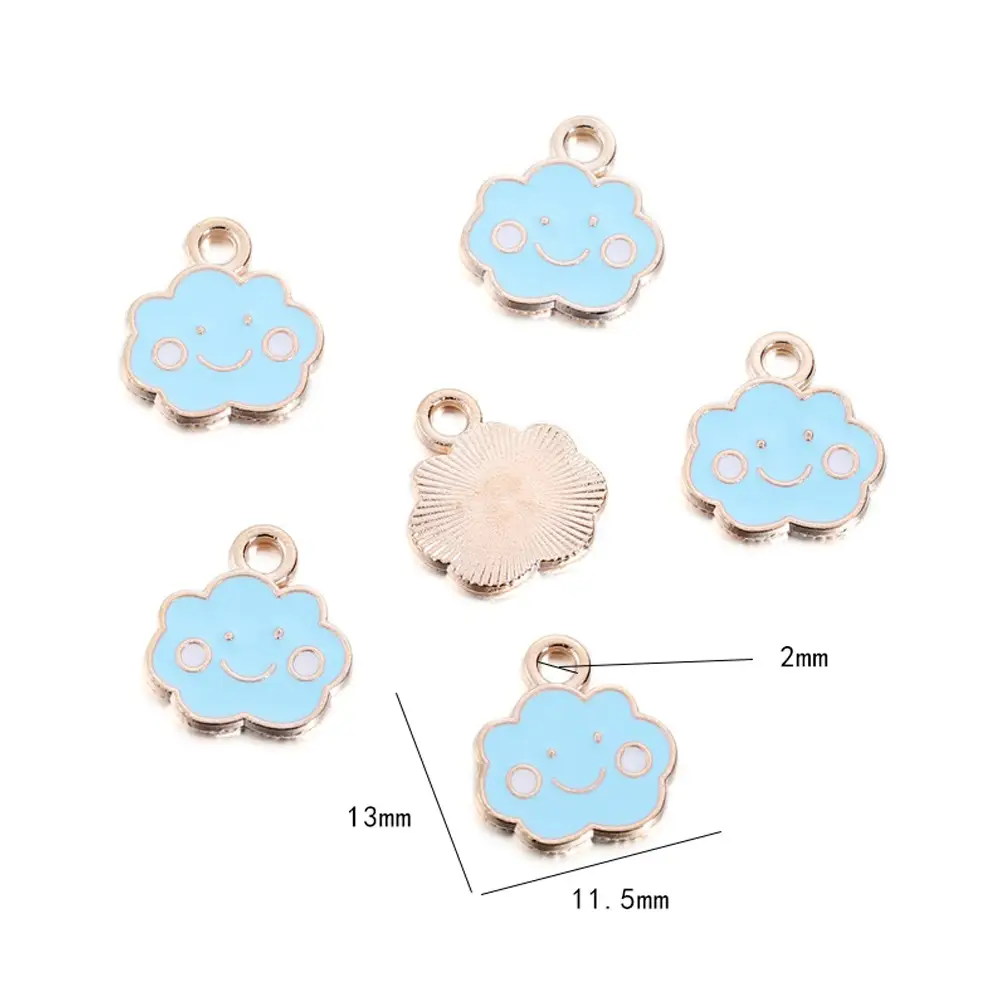 DIY Blue Spiral Oil Pendant Jewelry Set - Image 20