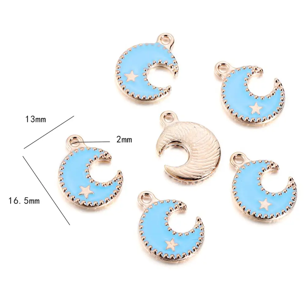 DIY Blue Spiral Oil Pendant Jewelry Set - Image 22