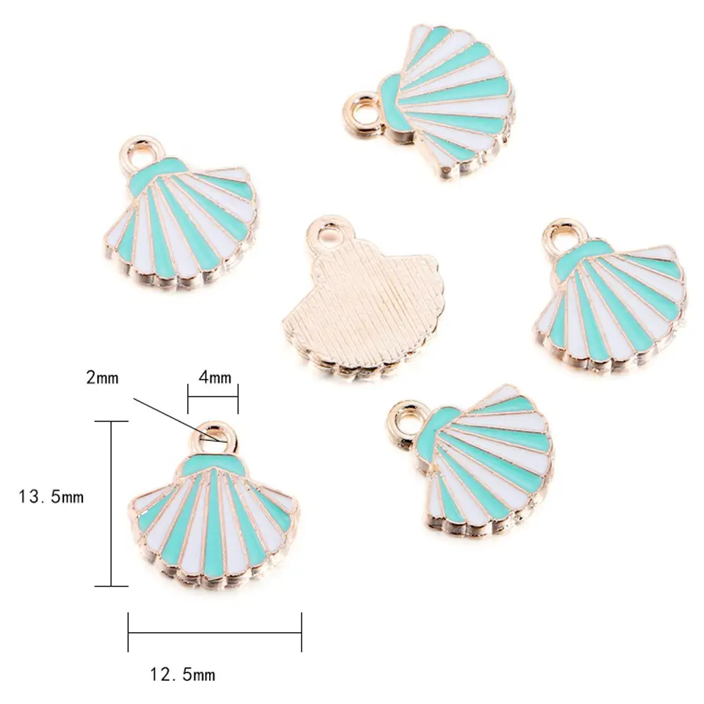DIY Blue Spiral Oil Pendant Jewelry Set - Image 4