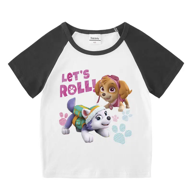 Pink Wang Wang Cartoon Shorts for Girls Summer Wear