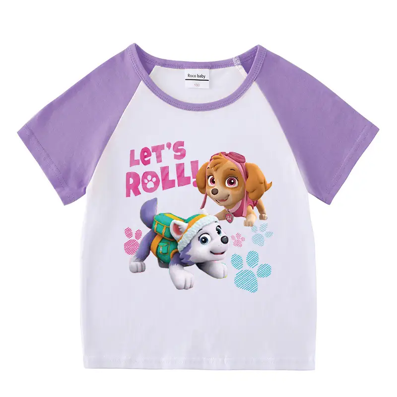 Pink Wang Wang Cartoon Shorts for Girls Summer Wear