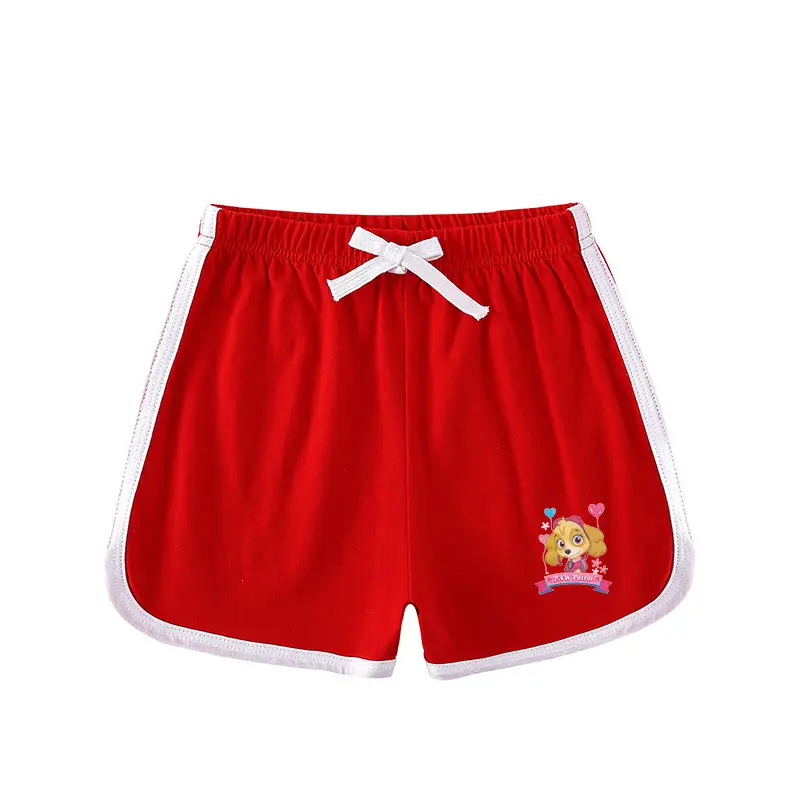 Pink Wang Wang Cartoon Shorts for Girls Summer Wear