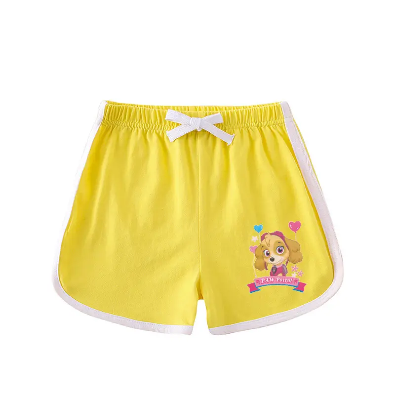 Pink Wang Wang Cartoon Shorts for Girls Summer Wear