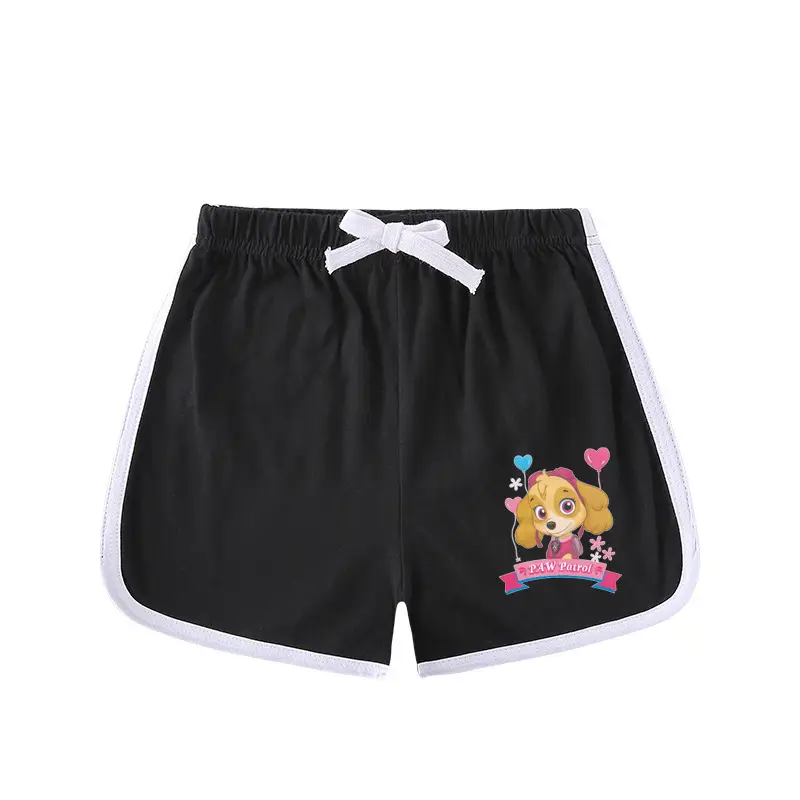 Pink Wang Wang Cartoon Shorts for Girls Summer Wear