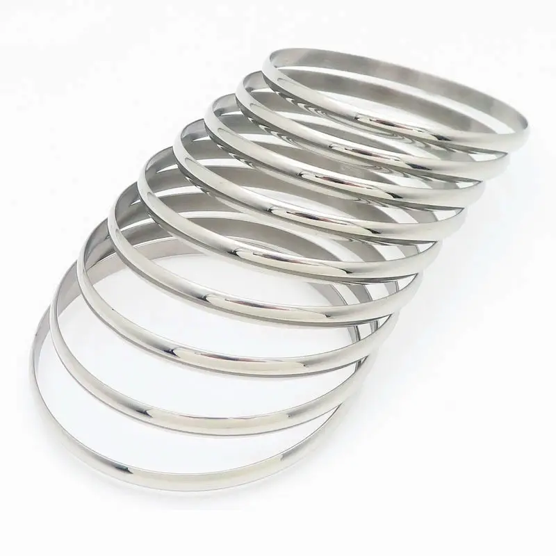 European & American Gold Plated Titanium Bracelet Set - Image 16