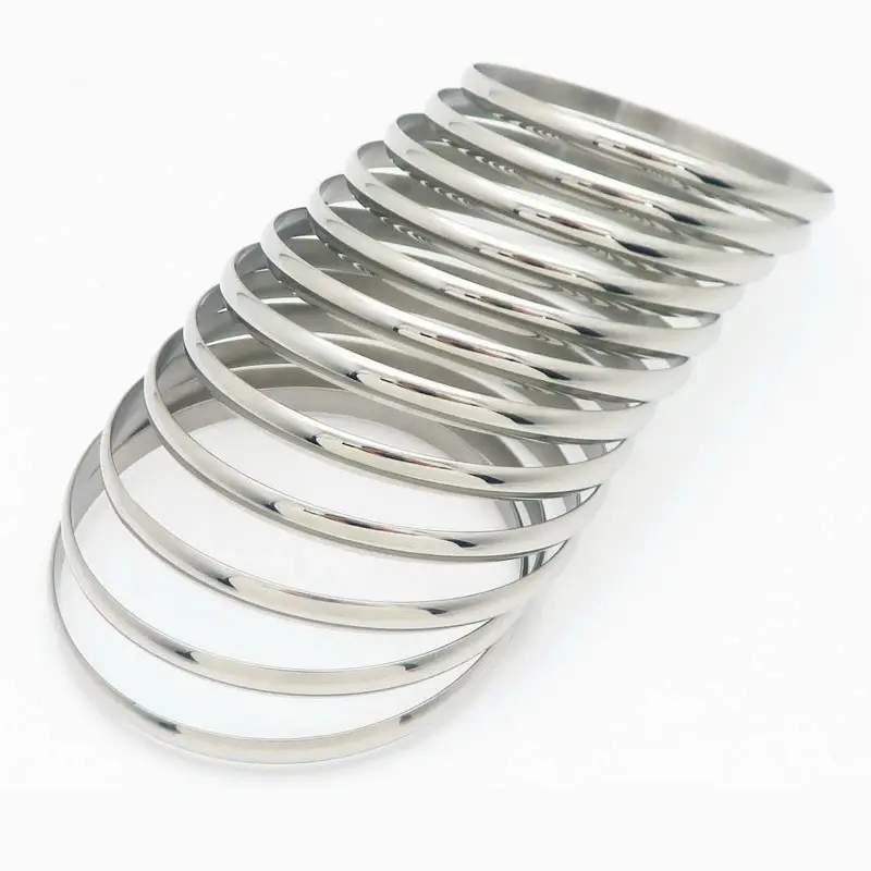 European & American Gold Plated Titanium Bracelet Set - Image 20