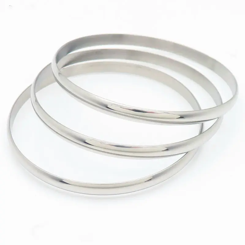 European & American Gold Plated Titanium Bracelet Set - Image 5
