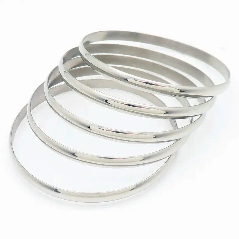 European & American Gold Plated Titanium Bracelet Set - Image 9