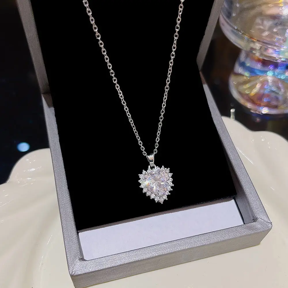 Gold Titanium Circle Necklace for Women - Image 9