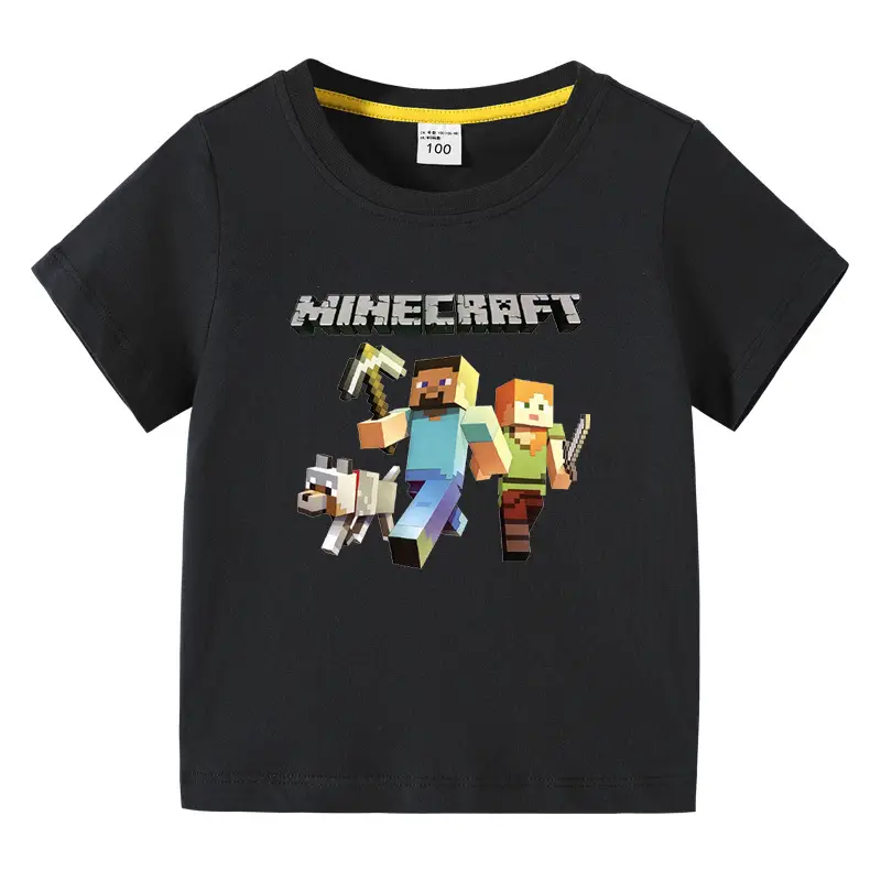 Minecraft Kids Green Short Sleeve T-Shirt - Image 8
