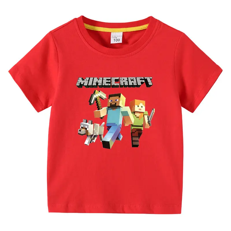Minecraft Kids Green Short Sleeve T-Shirt - Image 4