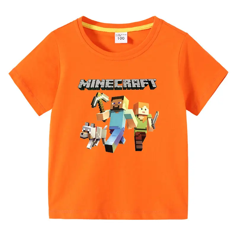 Minecraft Kids Green Short Sleeve T-Shirt - Image 14