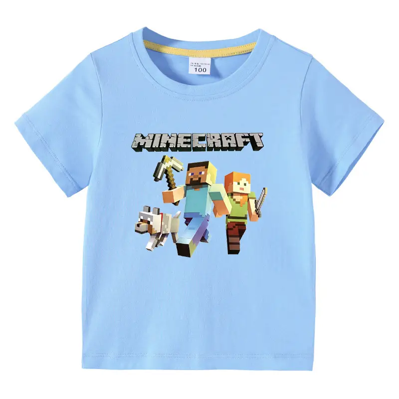 Minecraft Kids Green Short Sleeve T-Shirt - Image 9
