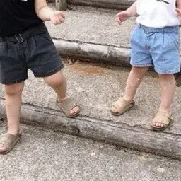 2026 Summer Kids Denim Shorts with Belt Korean Style