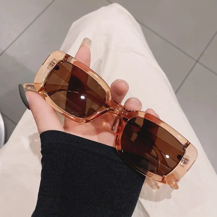 2023 Women Korean Style Retro Sunglasses Rectangular - Image 7