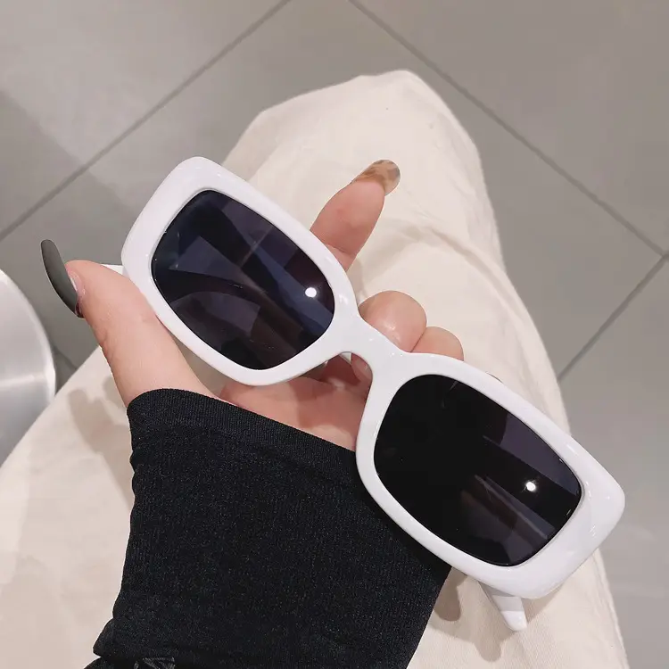 2023 Women Korean Style Retro Sunglasses Rectangular - Image 8
