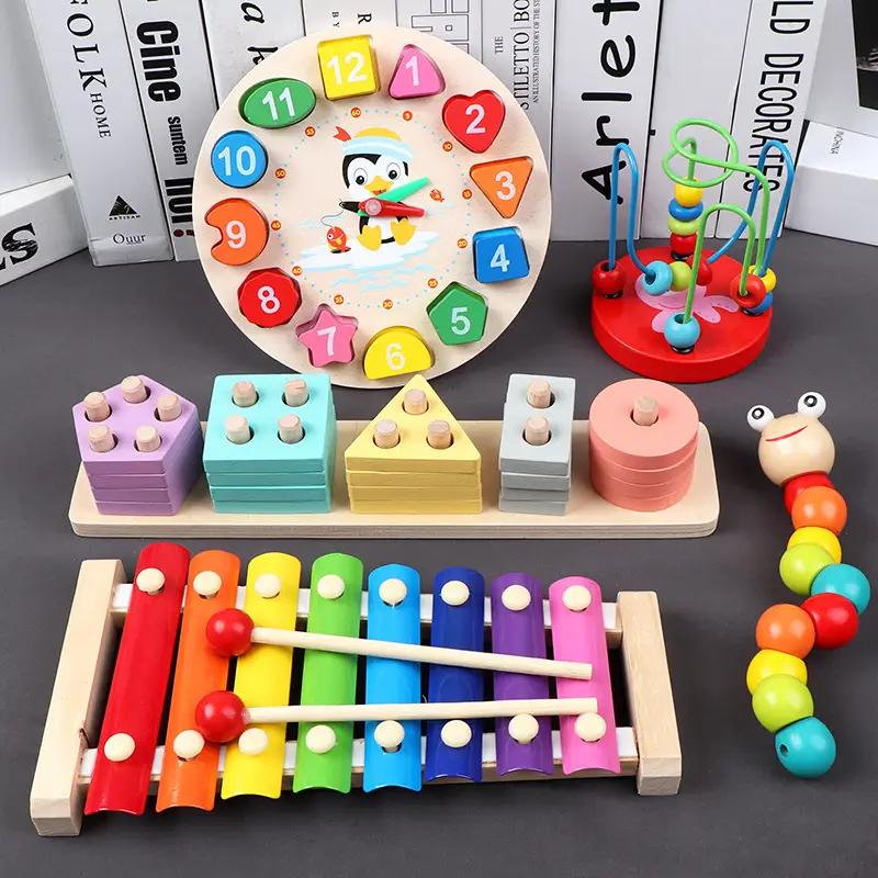 Eight-Tone Hand-Knocked Xylophone for Kids 1-2 Years - Image 19