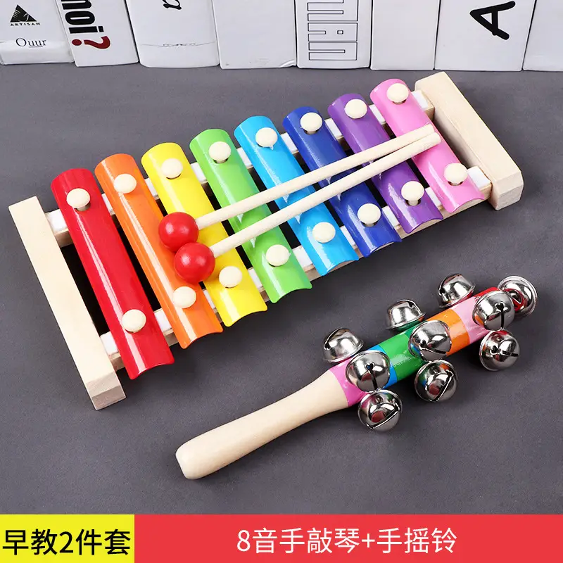 Eight-Tone Hand-Knocked Xylophone for Kids 1-2 Years - Image 10