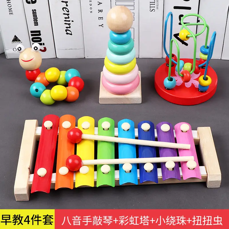 Eight-Tone Hand-Knocked Xylophone for Kids 1-2 Years - Image 12