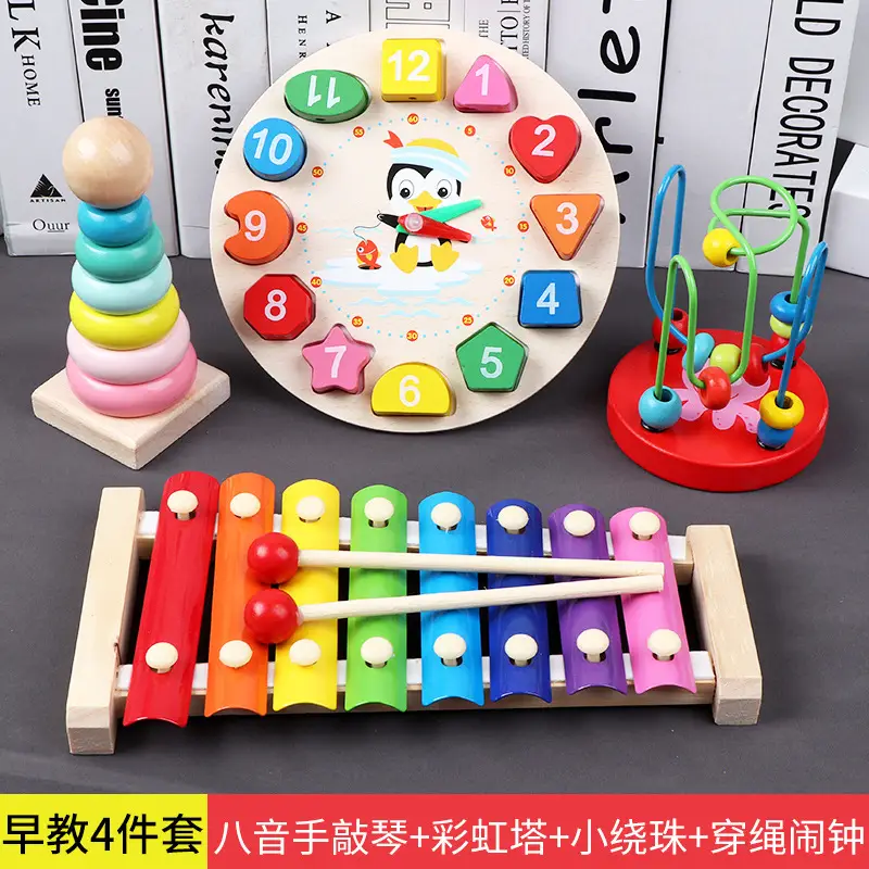 Eight-Tone Hand-Knocked Xylophone for Kids 1-2 Years - Image 13
