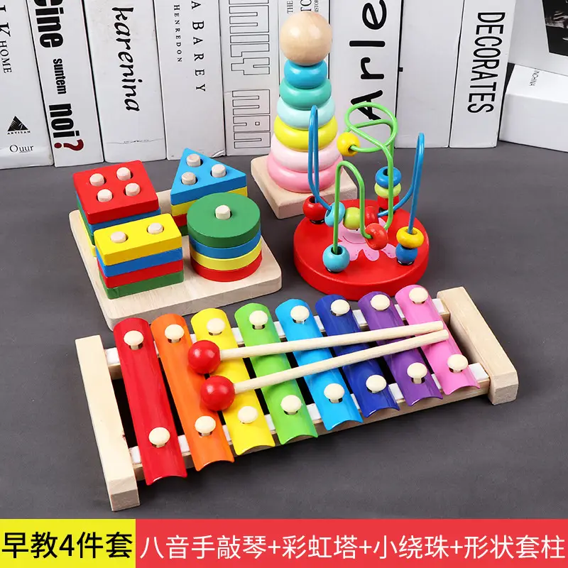 Eight-Tone Hand-Knocked Xylophone for Kids 1-2 Years - Image 14