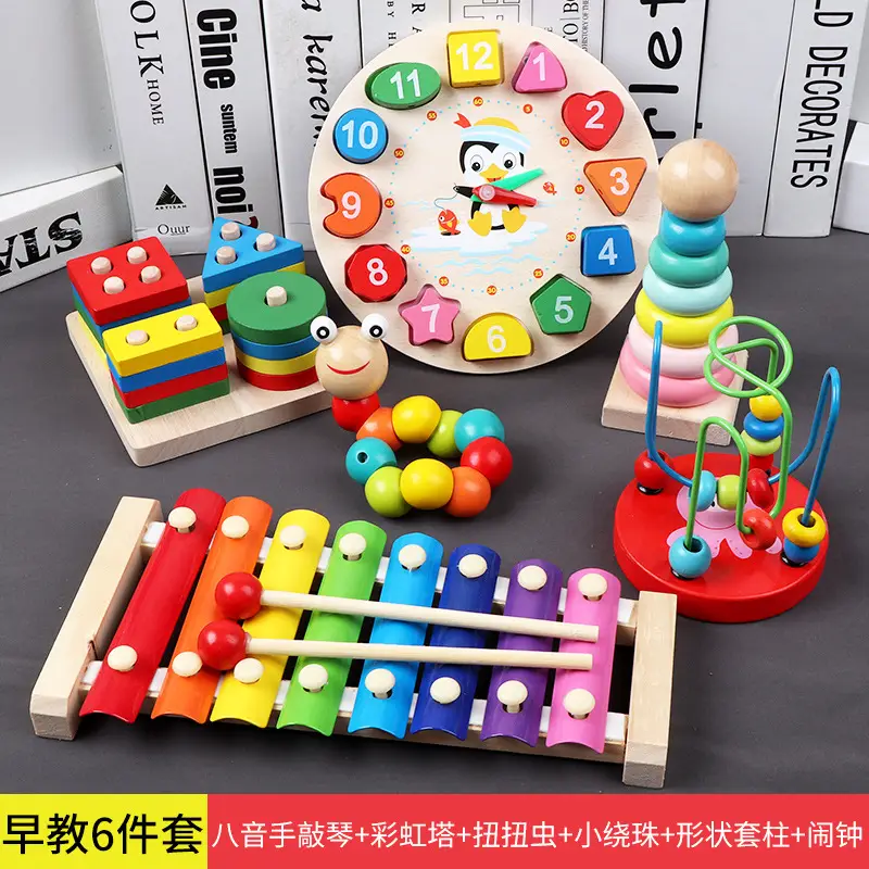 Eight-Tone Hand-Knocked Xylophone for Kids 1-2 Years - Image 15