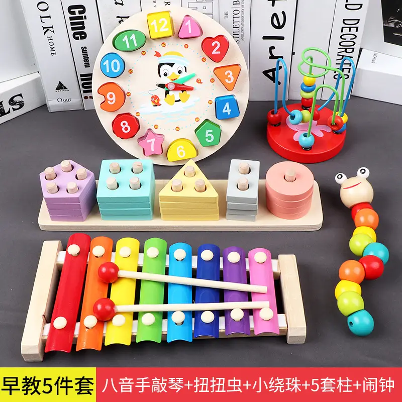 Eight-Tone Hand-Knocked Xylophone for Kids 1-2 Years - Image 16