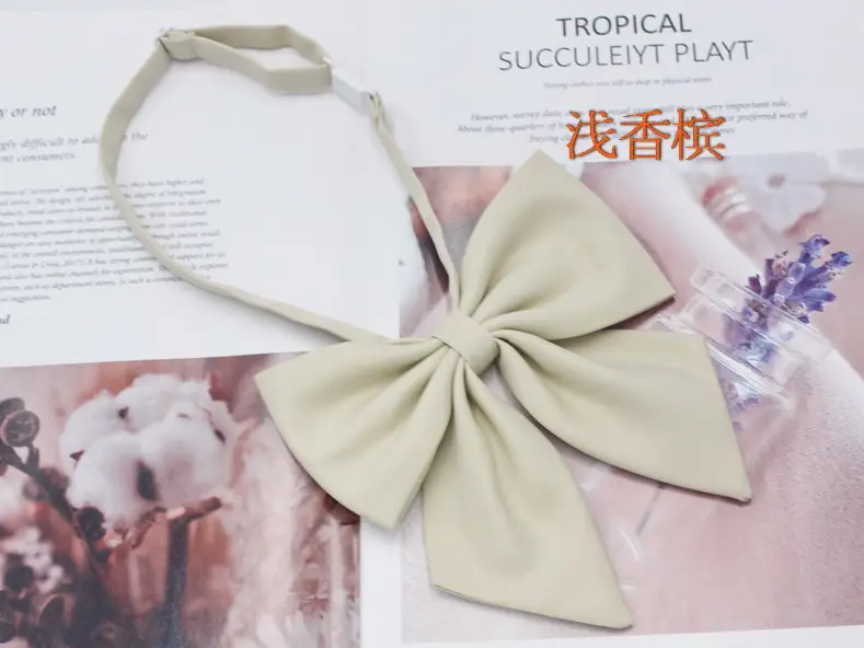 Oversized Matte Feather Bow Tie for Women - Image 7