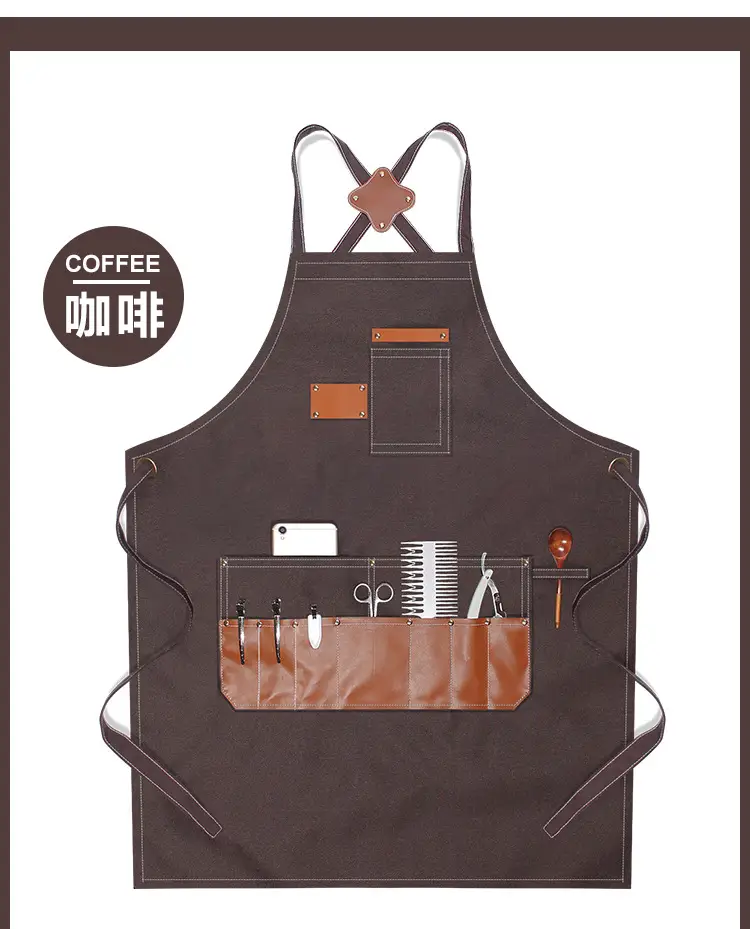 Hairdresser Apron Crossback Belt for Women — feature 22