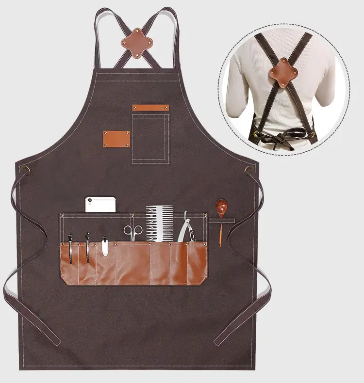 Hairdresser Apron Crossback Belt for Women — feature 7