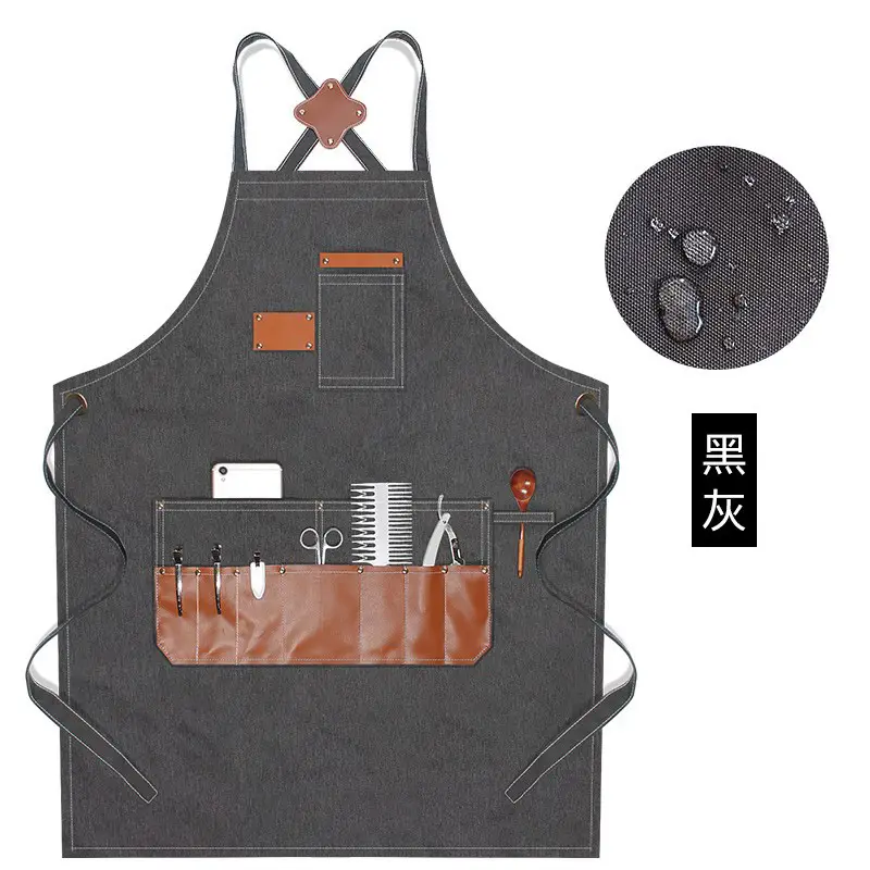 Hairdresser Apron Crossback Belt for Women