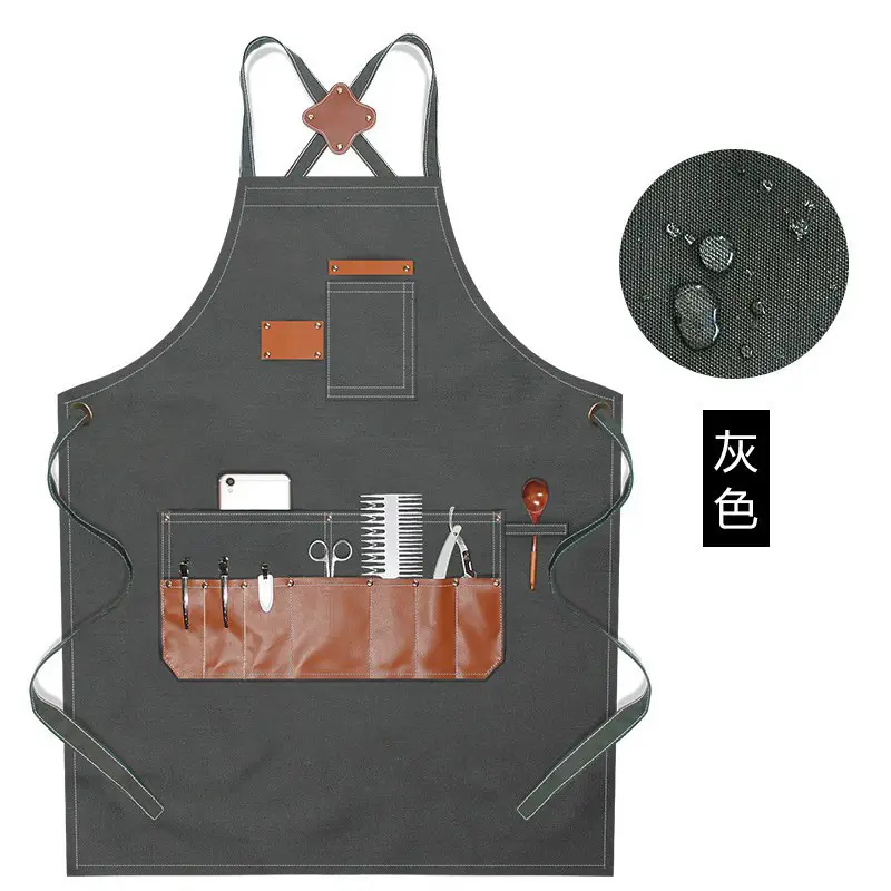 Hairdresser Apron Crossback Belt for Women