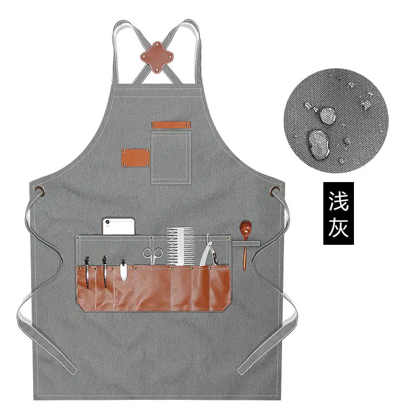 Hairdresser Apron Crossback Belt for Women
