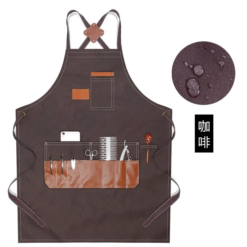 Hairdresser Apron Crossback Belt for Women