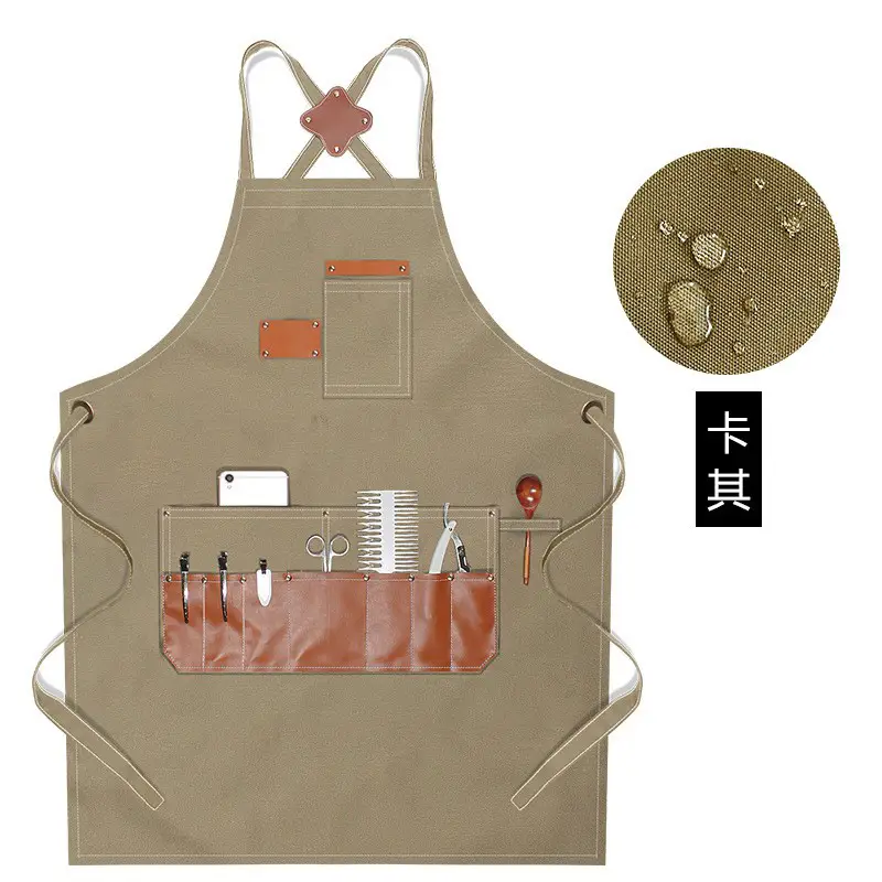 Hairdresser Apron Crossback Belt for Women