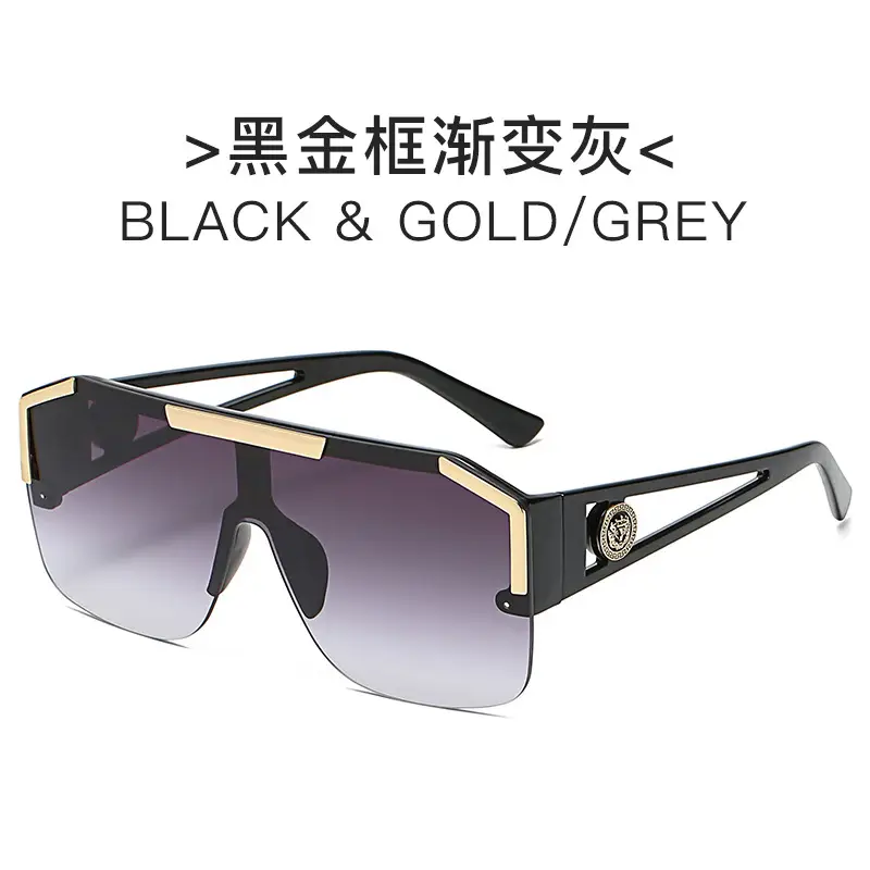 Black gold frame gradient Gray