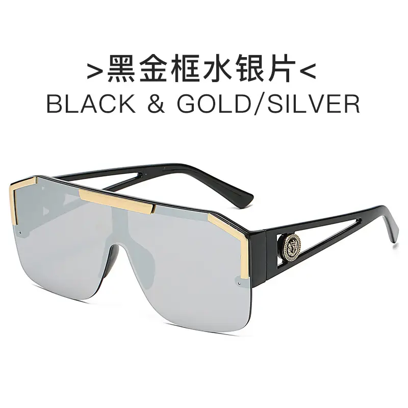Black gold frame white Mercury