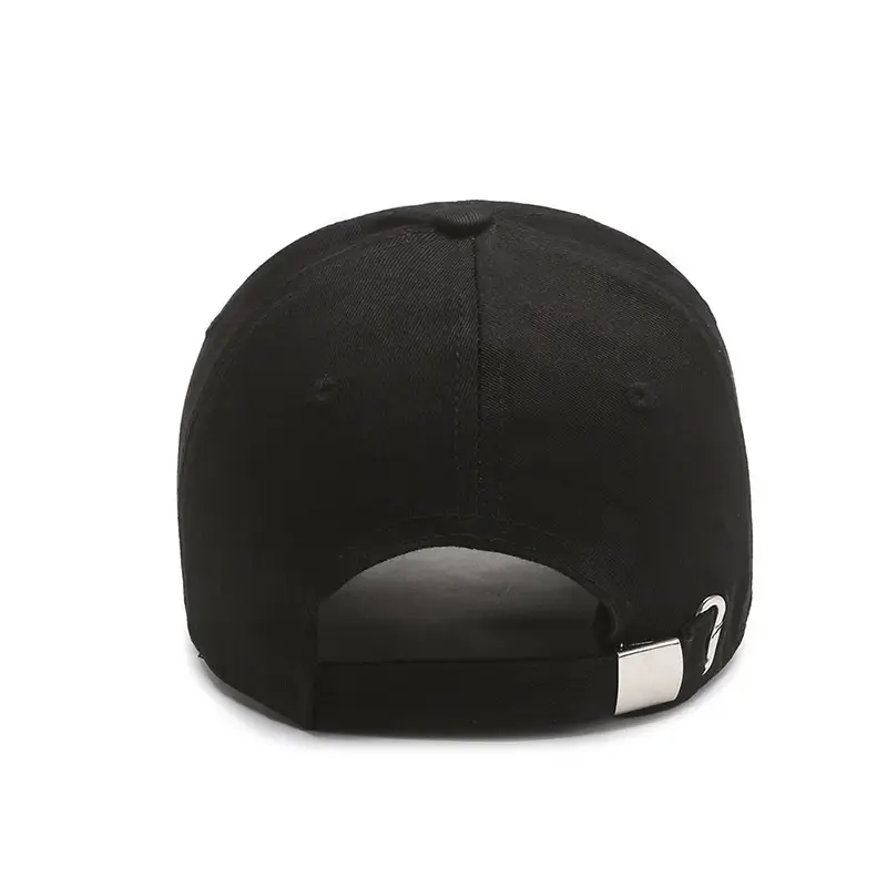 Men Baseball Cap Black Red Logo Sun Visor - Image 7