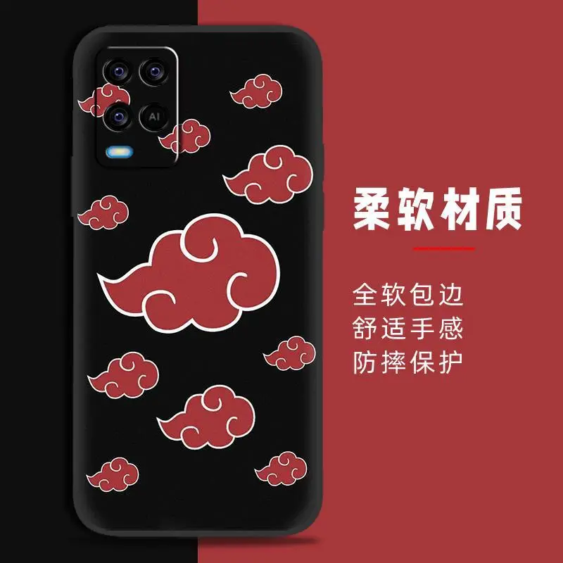 Trendy Multi Color Silicone Mobile Phone Case for Oppo A54 4G