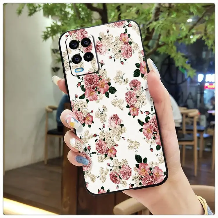 Trendy Multi Color Silicone Mobile Phone Case for Oppo A54 4G — feature 12