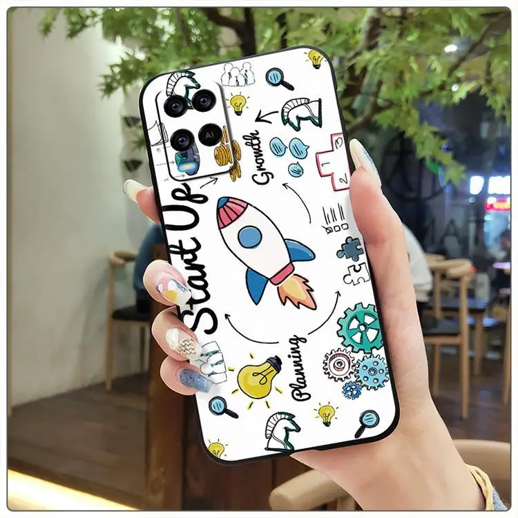 Trendy Multi Color Silicone Mobile Phone Case for Oppo A54 4G — feature 20