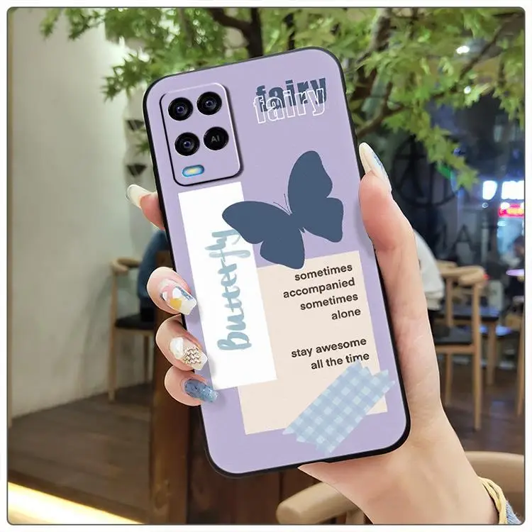 Trendy Multi Color Silicone Mobile Phone Case for Oppo A54 4G — feature 21