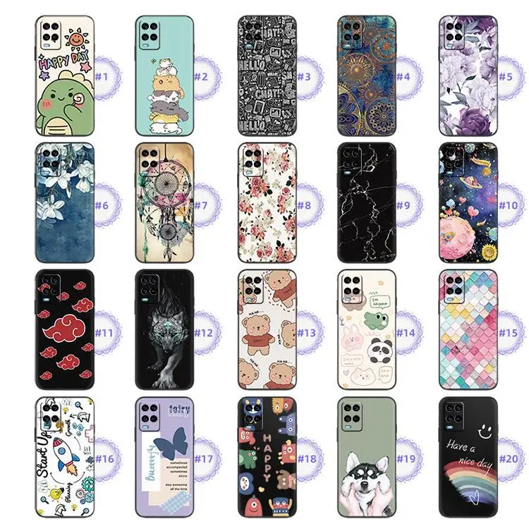 Trendy Multi Color Silicone Mobile Phone Case for Oppo A54 4G — feature 3