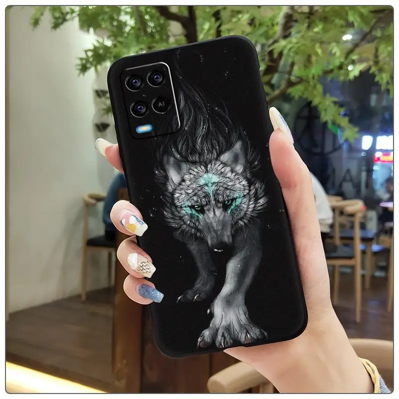 Trendy Multi Color Silicone Mobile Phone Case for Oppo A54 4G