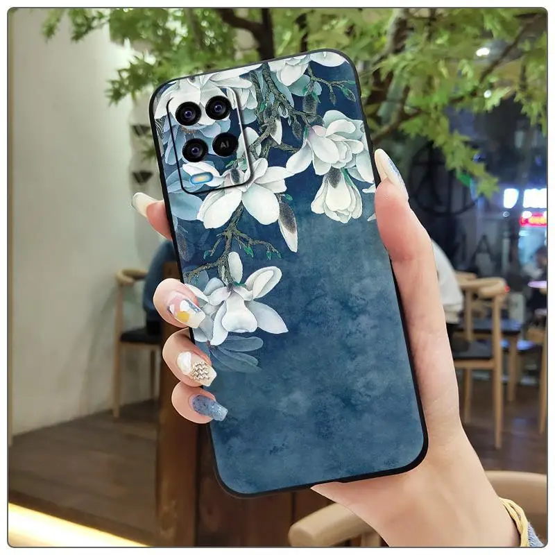 Trendy Multi Color Silicone Mobile Phone Case for Oppo A54 4G