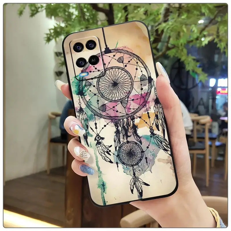 Trendy Multi Color Silicone Mobile Phone Case for Oppo A54 4G