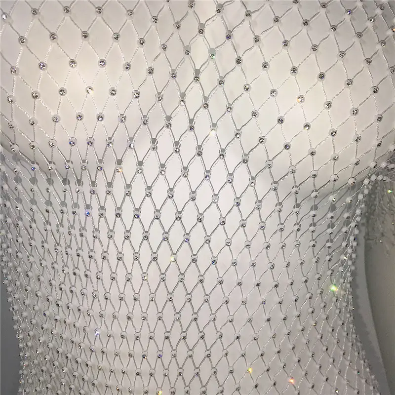 European American Cross Border Flashy Mesh Long Sleeve Party Top — feature 38
