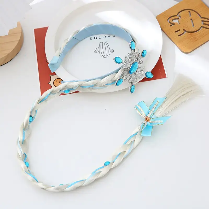 1# blue snow hairband