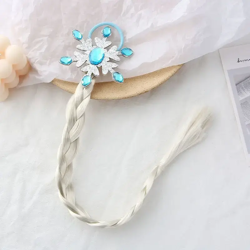 Ice and Snow Princess Wig Braid Hairband for Girls - Image 9